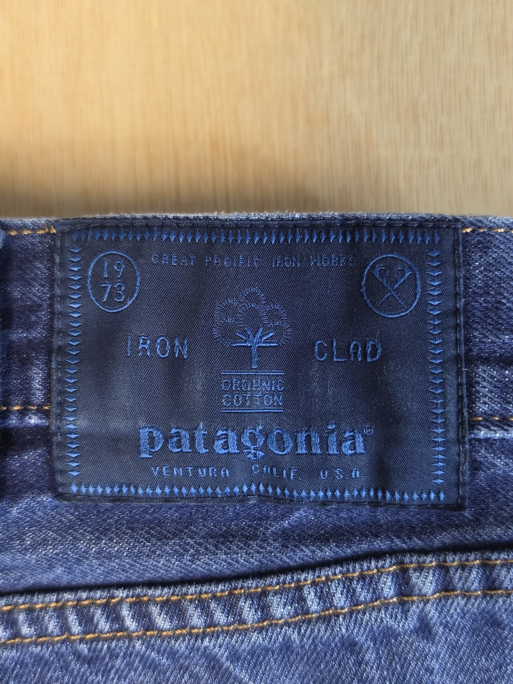 Patagonia Men's Iron-Clad Blue Jeans